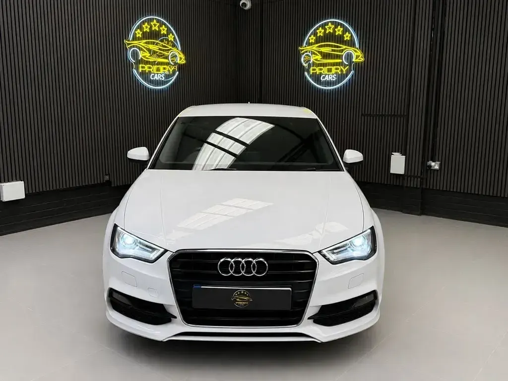Used Audi A3 S-Line 150 HP (110 kW) 2016 White Sedan