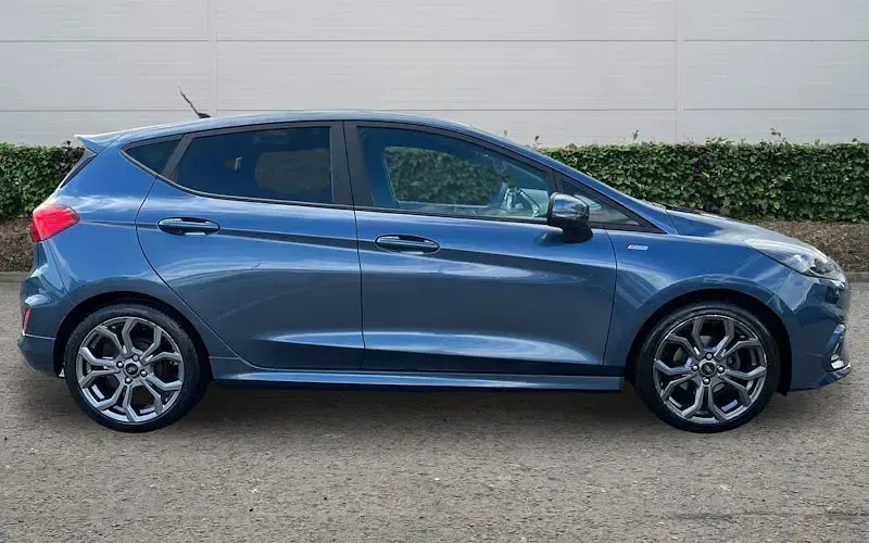 Used Ford Fiesta ST-Line 101 HP (74 kW) 2021 Blue Hatchback