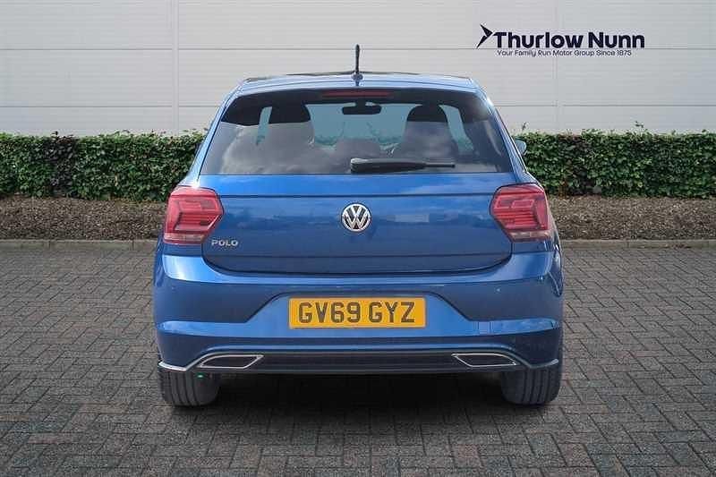 Used VW Polo R-line 116 HP (85 kW) 2020 Blue Hatchback