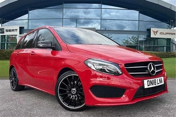 Red Used 2018 Mercedes B180 AMG Line Premium MPV | £10,000 (Fair price) - Image 1/4