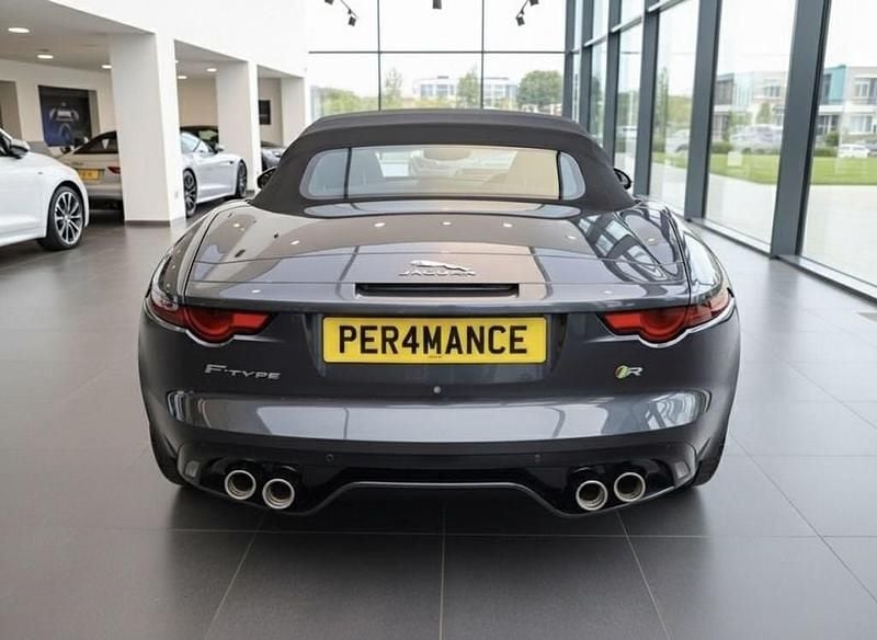 Used Jaguar F-Type R 550 HP (404 kW) 2018 Grey Cabriolet