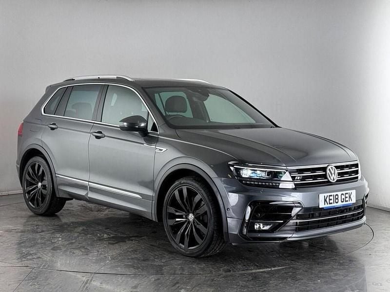 Grey Used 2018 VW Tiguan R-line SUV | £22,050 (Good price) - Image 1/3