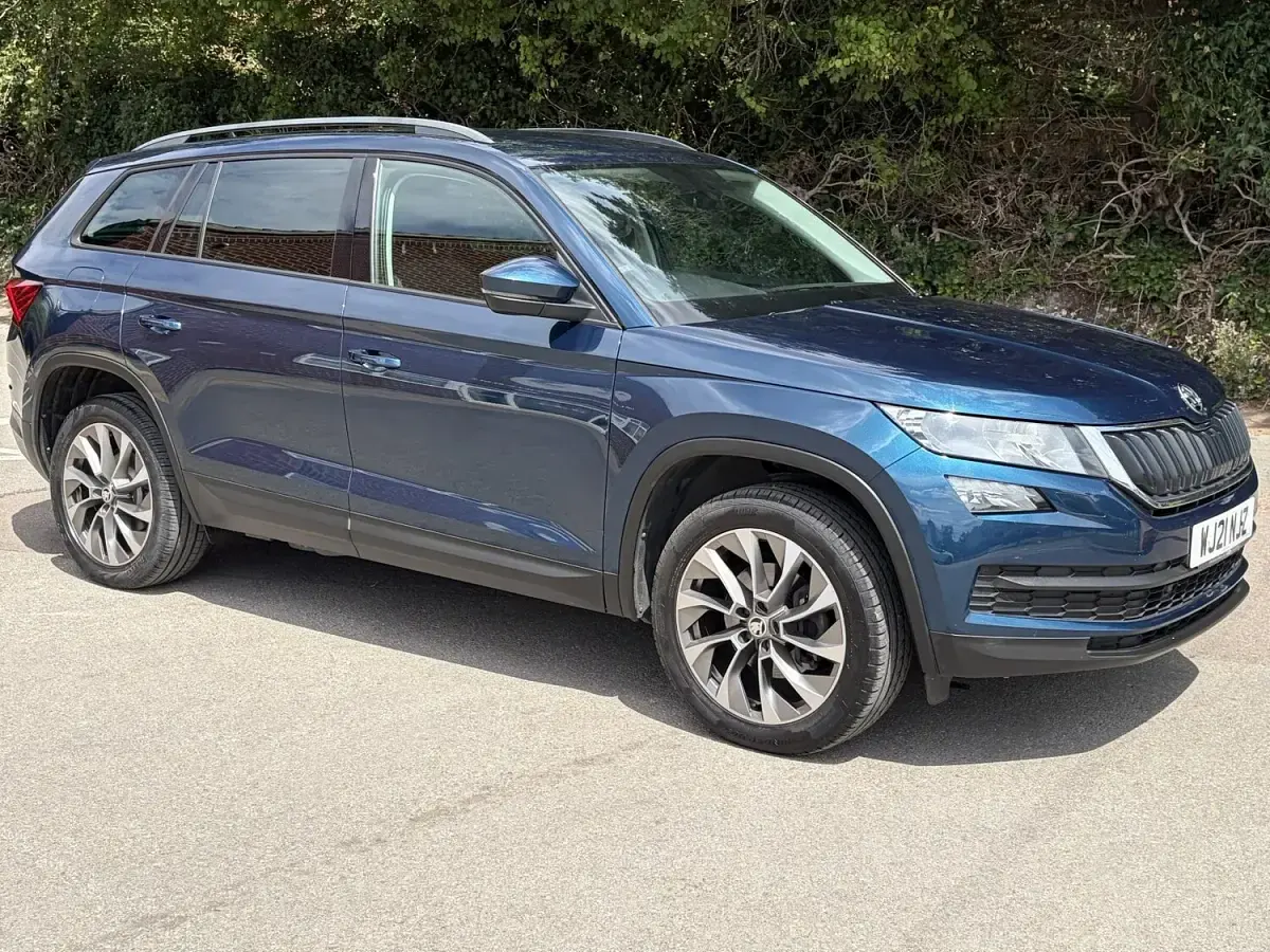 Used Skoda Kodiaq SE Drive 150 HP (110 kW) 2021 Blue SUV