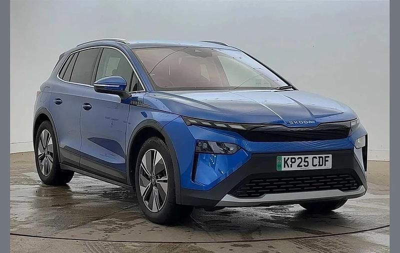 Race blue metallic Used 2025 Skoda Elroq SUV | £32,995 (A bit pricey) - Image 1/4
