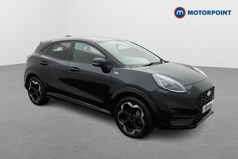 Black Used 2025 Ford Puma Gen-E ST-Line X Hatchback | £21,749 (Fair price) - Image 1/4