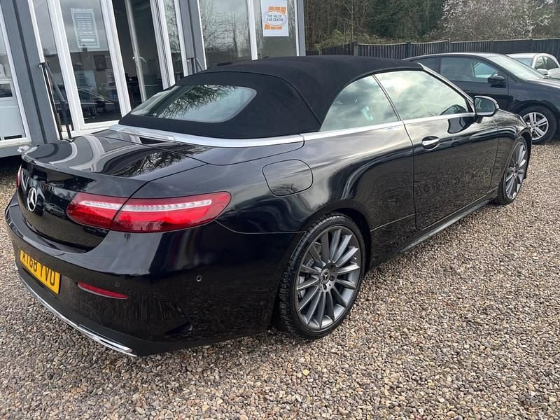 Used Mercedes E220 AMG Line Premium 2018 Black Cabriolet