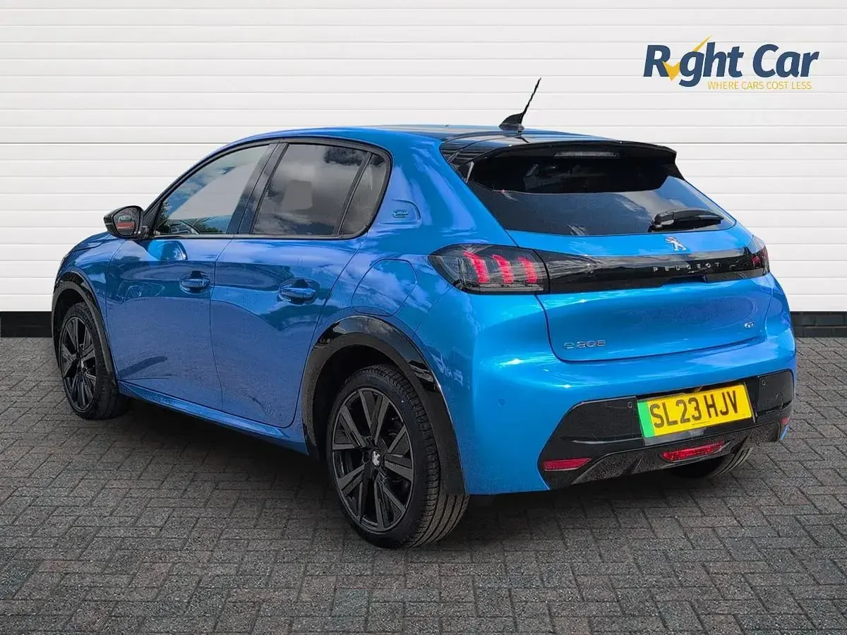 Used Peugeot e-208 GTi 100 kW (136 HP) 2023 Blue Hatchback