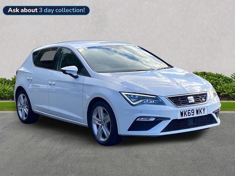 White Used 2019 Seat Leon FR Hatchback | £11,498 (Fair price) - Image 1/4