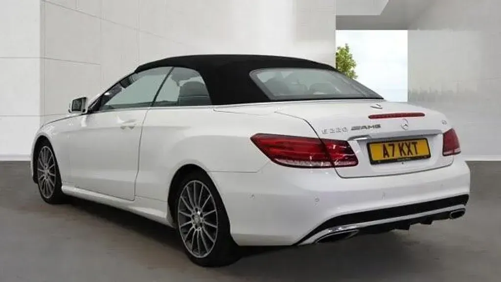 Used Mercedes E220 AMG 2013 White Cabriolet