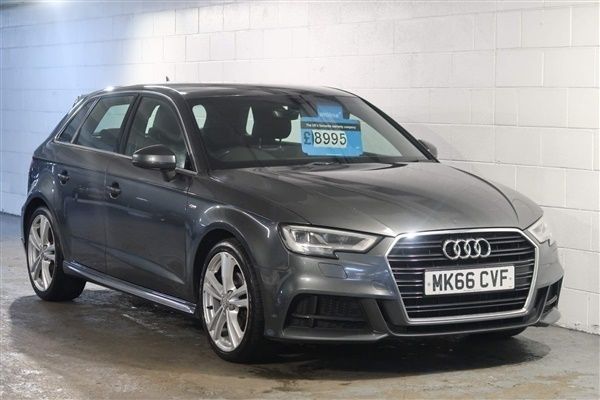 Grey Used 2016 Audi A3 S-Line Hatchback | £5,989 (Expensive) - Image 1/1