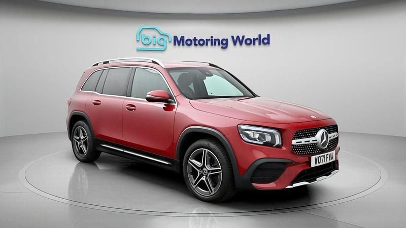 Used Mercedes GLB200 AMG line 163 HP (119 kW) 2021 Red SUV