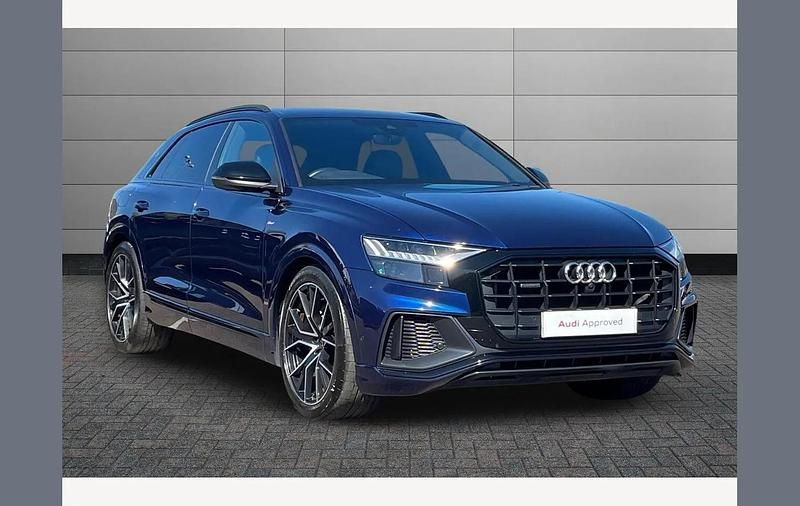 Used Audi Q8 Black Edition 340 HP (250 kW) 2022 Blue SUV