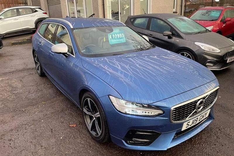 Blue Used 2019 Volvo V90 R-Design Estate | £12,995 (Fair price) - Image 1/1