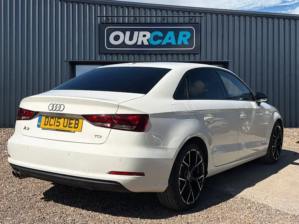 Used Audi A3 Sport 184 HP (135 kW) 2015 White Sedan