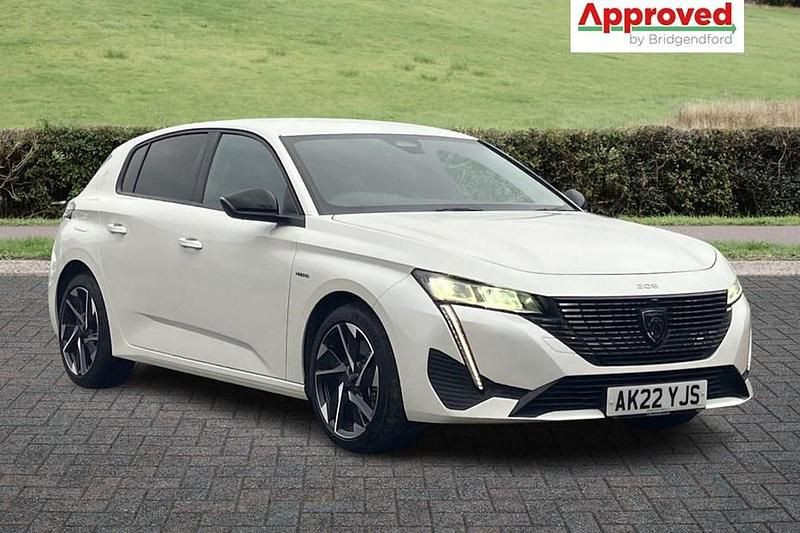 White Used 2022 Peugeot 308 Allure Premium Hatchback | £16,900 (Good price) - Image 1/1