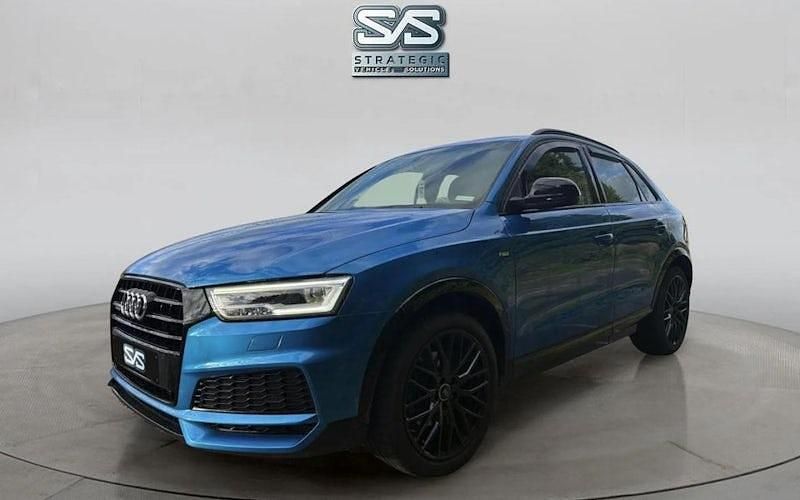 Used Audi Q3 Black Edition 180 HP (132 kW) 2018 Blue SUV