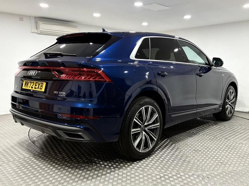Used Audi Q8 S-Line 340 HP (250 kW) 2022 Blue SUV