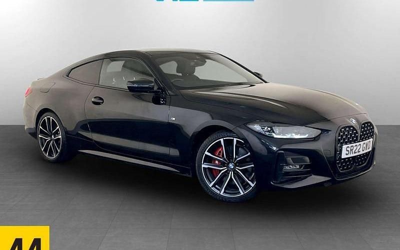 Black Used 2022 BMW 420 M Sport Coupe | £25,295 (Fair price) - Image 1/2