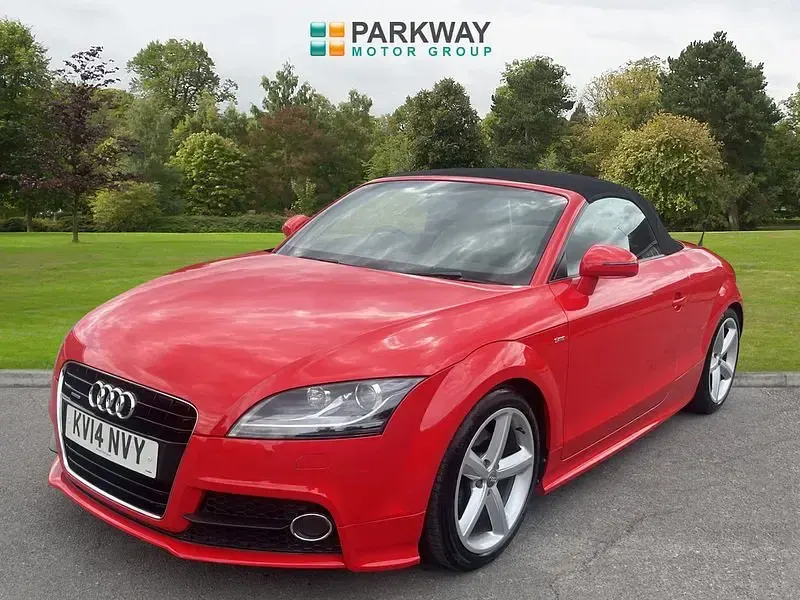 Used Audi TT S-Line 170 HP (125 kW) 2014 Red Coupe