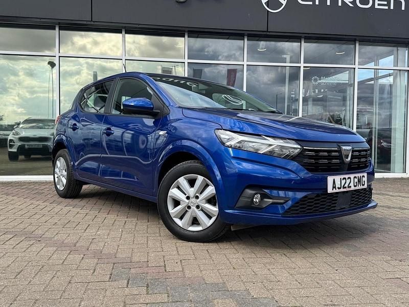 Used Dacia Sandero Comfort 90 HP (66 kW) 2022 Blue Hatchback