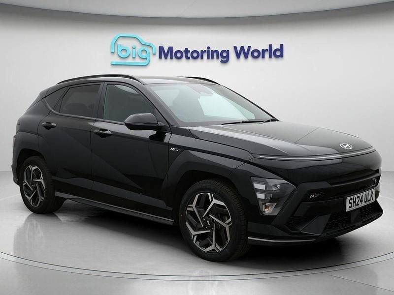 Black Used 2024 Hyundai Kona N Line SUV | £22,202 (Fair price) - Image 1/4