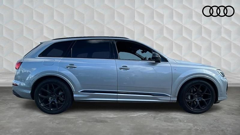 New Audi Q7 Black Edition 2025 Silver SUV