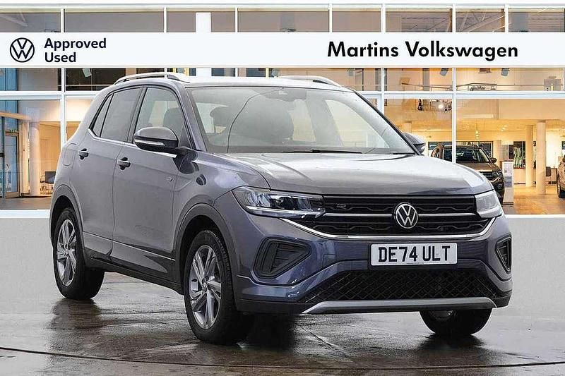 Grey Used 2024 VW T-Cross R-line SUV | £25,495 (Expensive) - Image 1/4