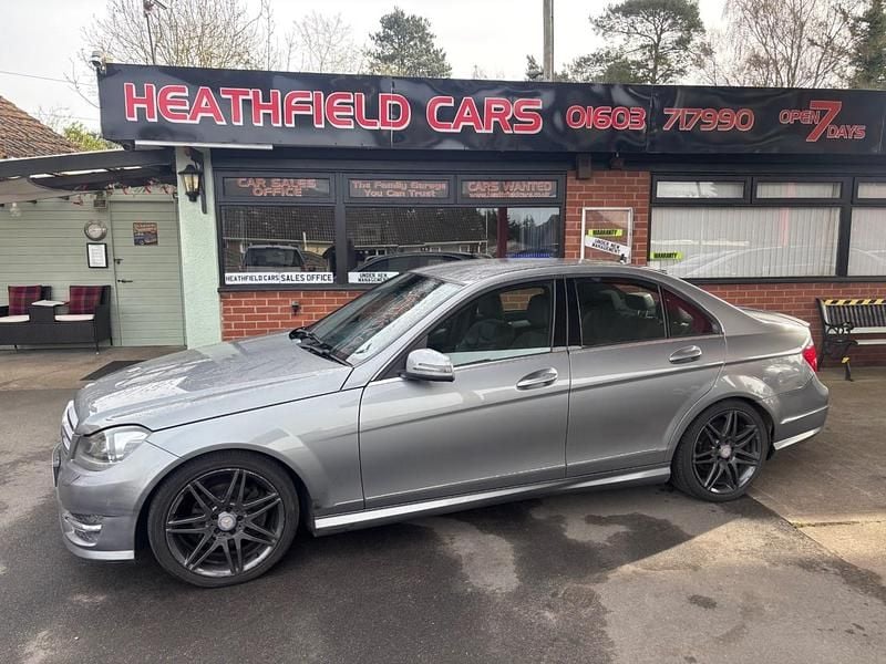 Used Mercedes C220 AMG 2013 Silver Sedan