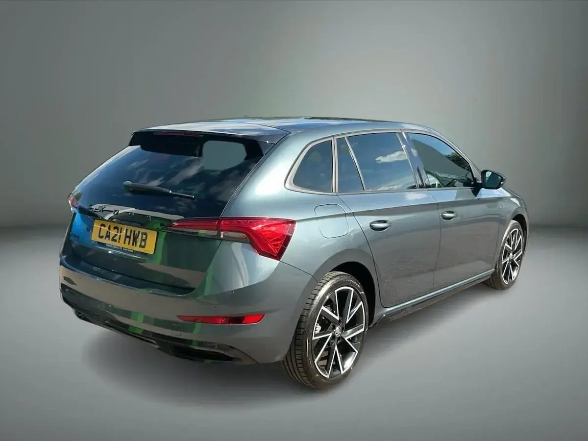 Used Skoda Scala Monte Carlo 110 HP (80 kW) 2021 Quartz grey metallic Hatchback