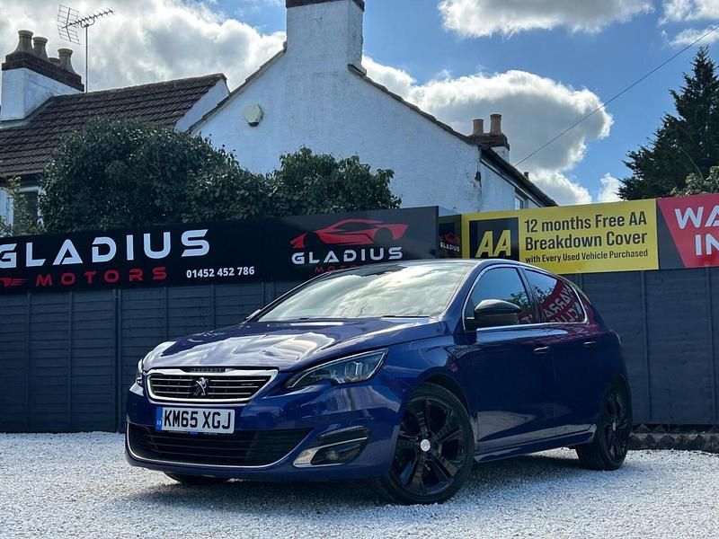Used Peugeot 308 GT-line 2015 Blue Hatchback
