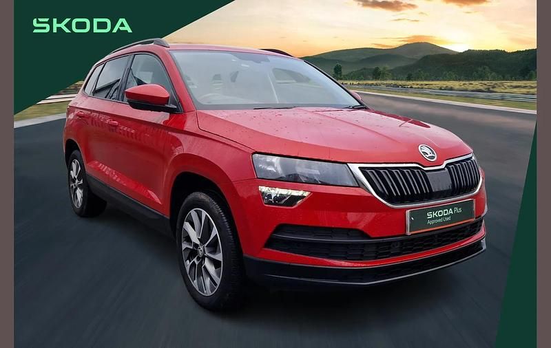 Used Skoda Karoq SE Drive 147 HP (108 kW) 2022 Red SUV
