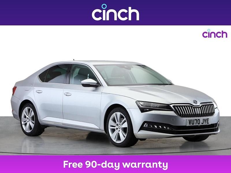 Silver Used 2020 Skoda Superb SE L Hatchback | £15,349 (Fair price) - Image 1/3