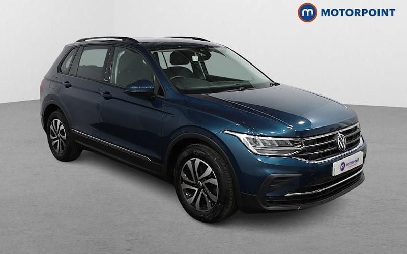 Blue Used 2022 VW Tiguan Active SUV | £19,949 (Fair price) - Image 1/4