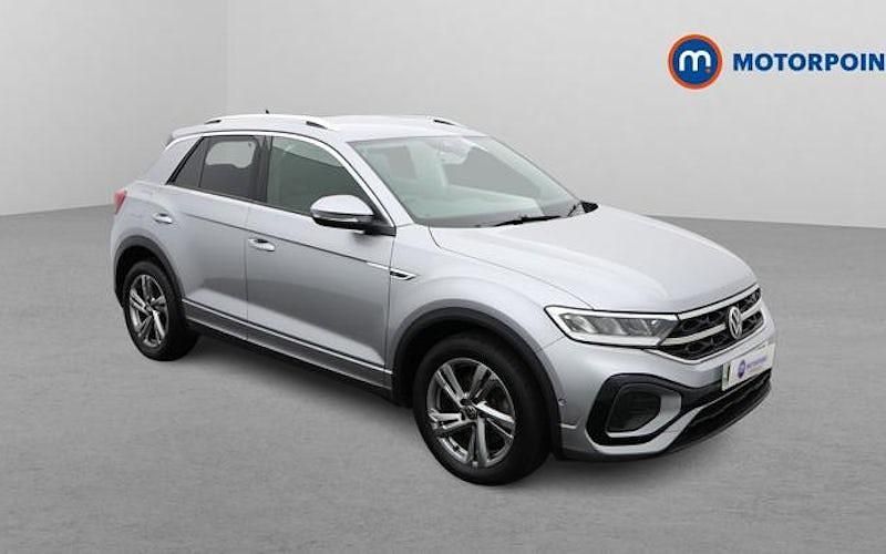 Silver Used 2023 VW T-Roc R-line SUV | £22,999 (Fair price) - Image 1/4