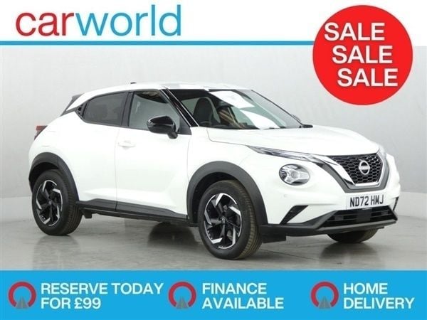 White Used 2022 Nissan Juke N-Connecta SUV | £16,788 (Expensive) - Image 1/3