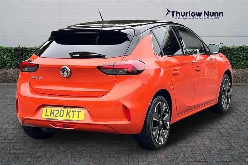 Used Vauxhall Corsa-e Elite 100 kW (136 HP) 2020 Orange Hatchback