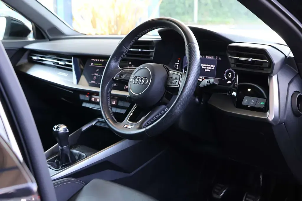 Used Audi A3 Sportback S-Line 110 HP (80 kW) 2022 Black Hatchback