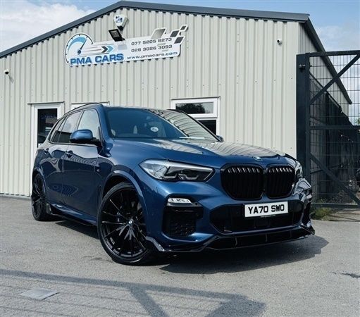Blue Used 2020 BMW X5 M Sport SUV | £53,940 (Expensive) - Image 1/1