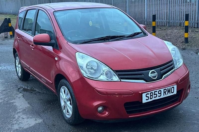 Used Nissan Note Acenta 110 HP (80 kW) 2009 Red Hatchback