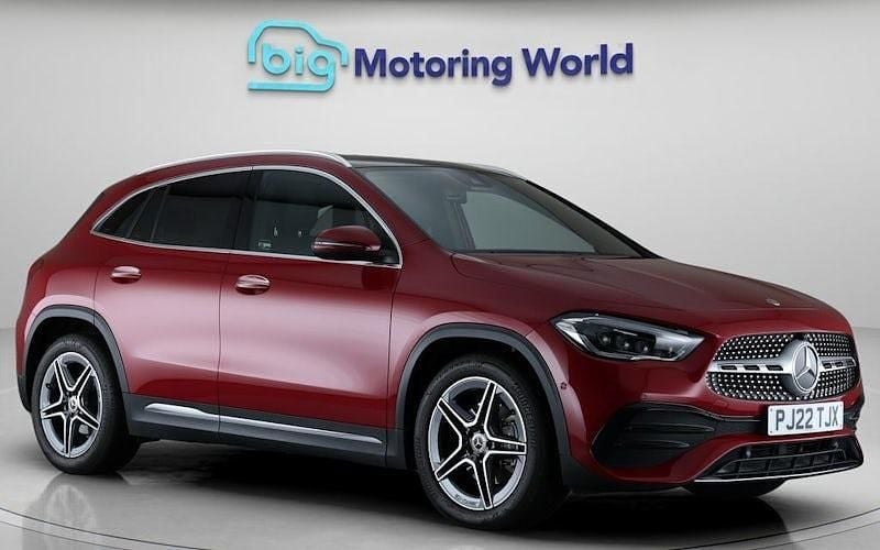 Red Used 2022 Mercedes GLA200 AMG line SUV | £29,000 (Fair price) - Image 1/4