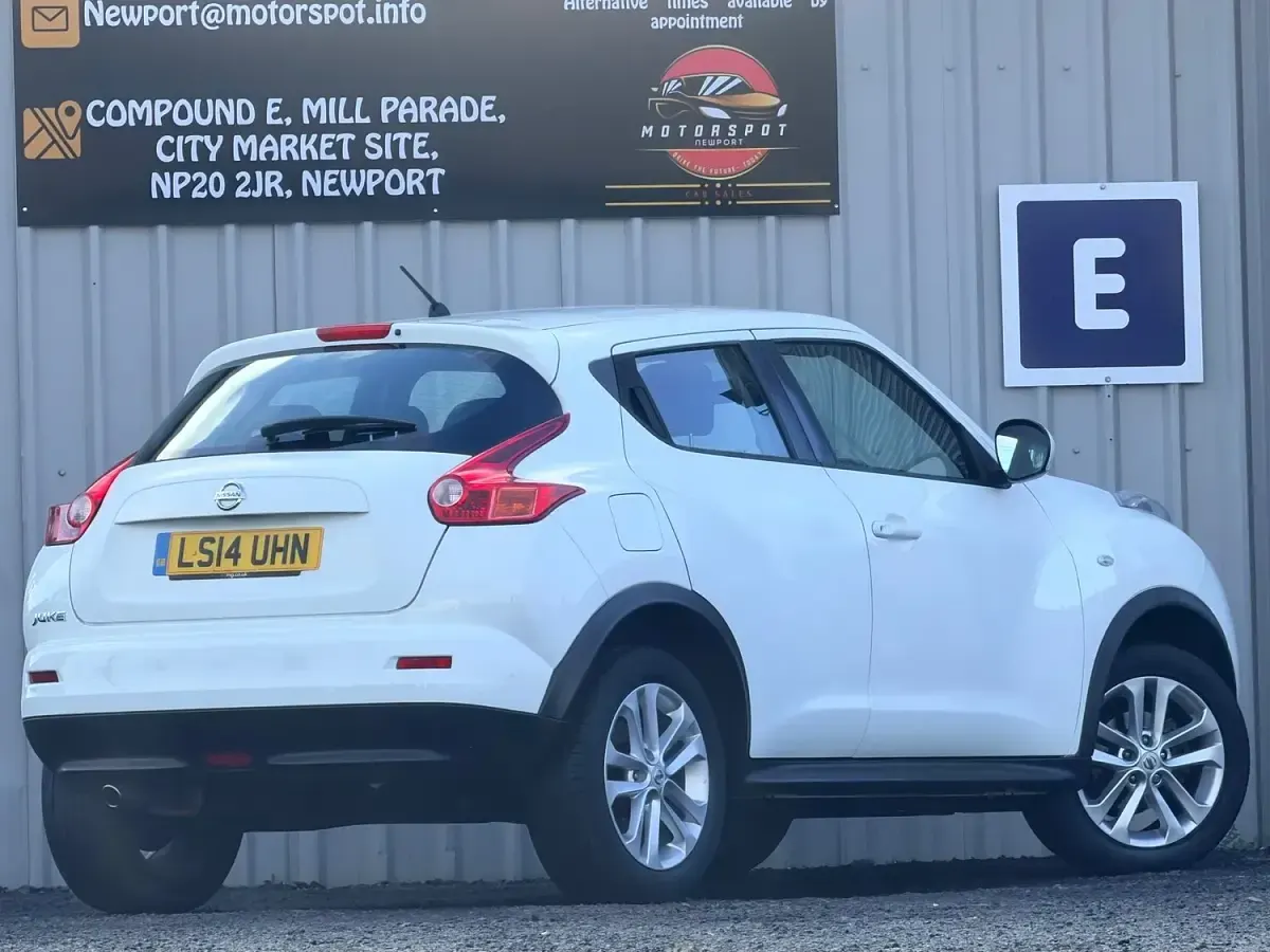 Used Nissan Juke Acenta 117 HP (86 kW) 2014 White SUV