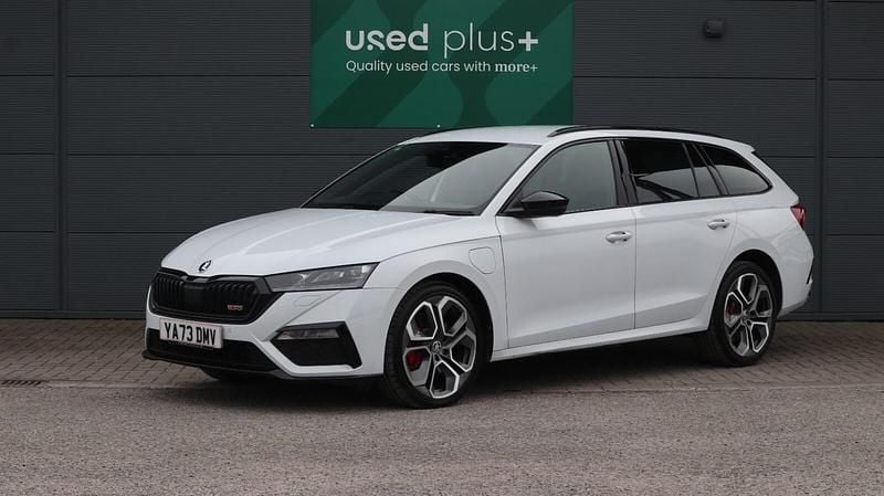 Used Skoda Octavia vRS 2023 White Estate