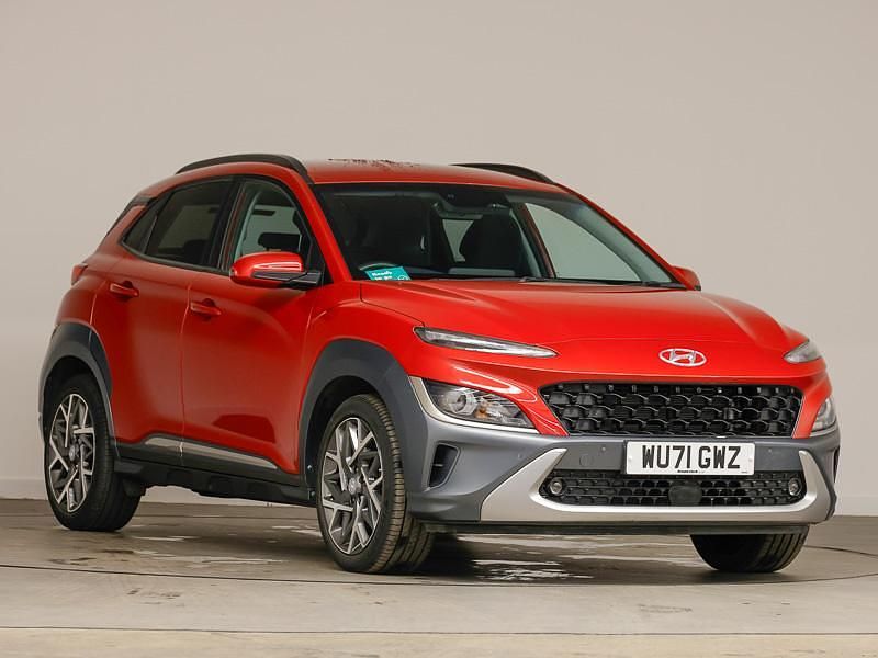 Red Used 2021 Hyundai Kona Premium SUV | £17,498 (Fair price) - Image 1/4