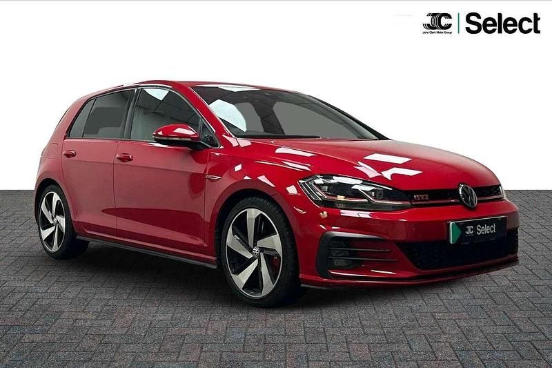 Red Used 2019 VW Golf VII GTI Hatchback | £17,300 (Good price) - Image 1/4