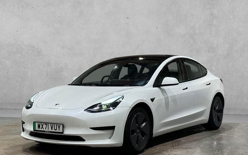 Usado Tesla Model 3 Standard Range 366 kW (498 HP) 2021 Branco Sedan