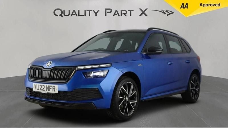 Used Skoda Kamiq Monte Carlo 115 HP (84 kW) 2022 Blue SUV