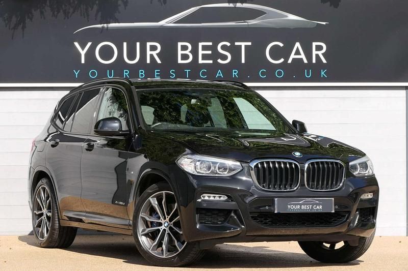 Black Used 2018 BMW X3 M Sport SUV | £23,777 (Good price) - Image 1/2