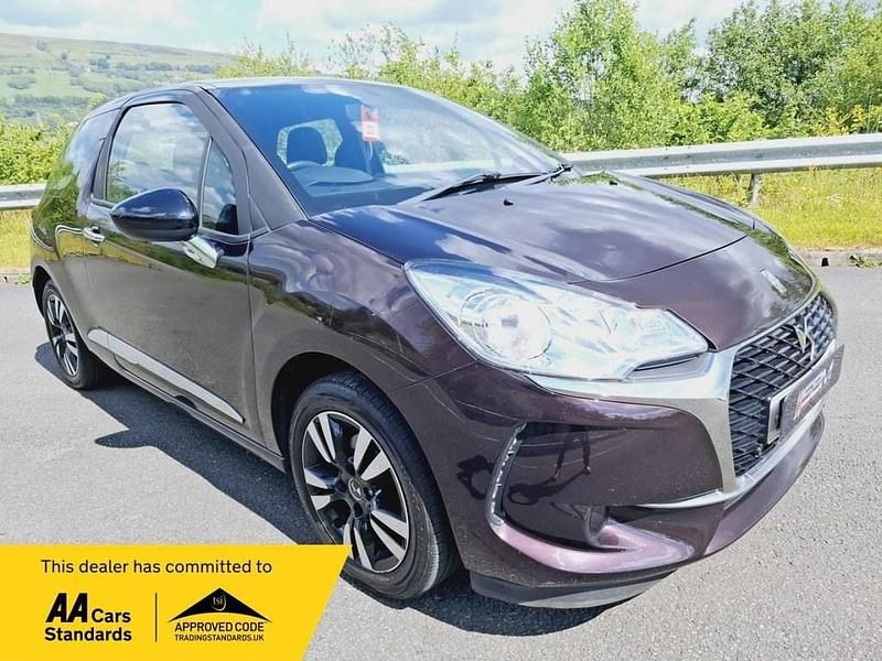Purple Used 2016 DS Automobiles DS3 Chic Hatchback | £5,299 (Fair price) - Image 1/4