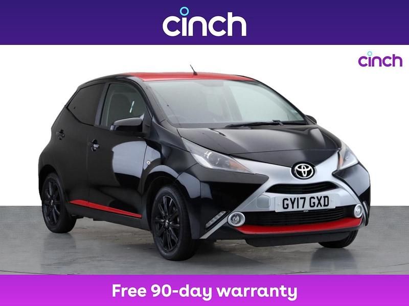 Black Used 2017 Toyota Aygo x-press Hatchback | £6,739 (Fair price) - Image 1/3