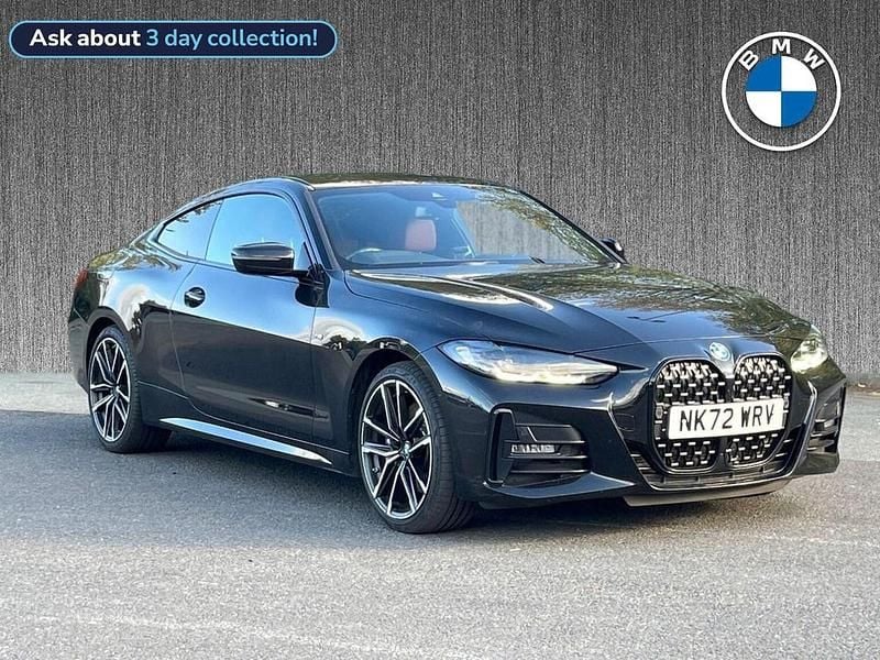 Black Used 2022 BMW 430 M Sport Coupe | £30,699 (Good price) - Image 1/3